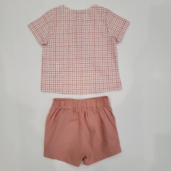 12M Babidu Spanish shirt and short Set - Picture 7 of 7